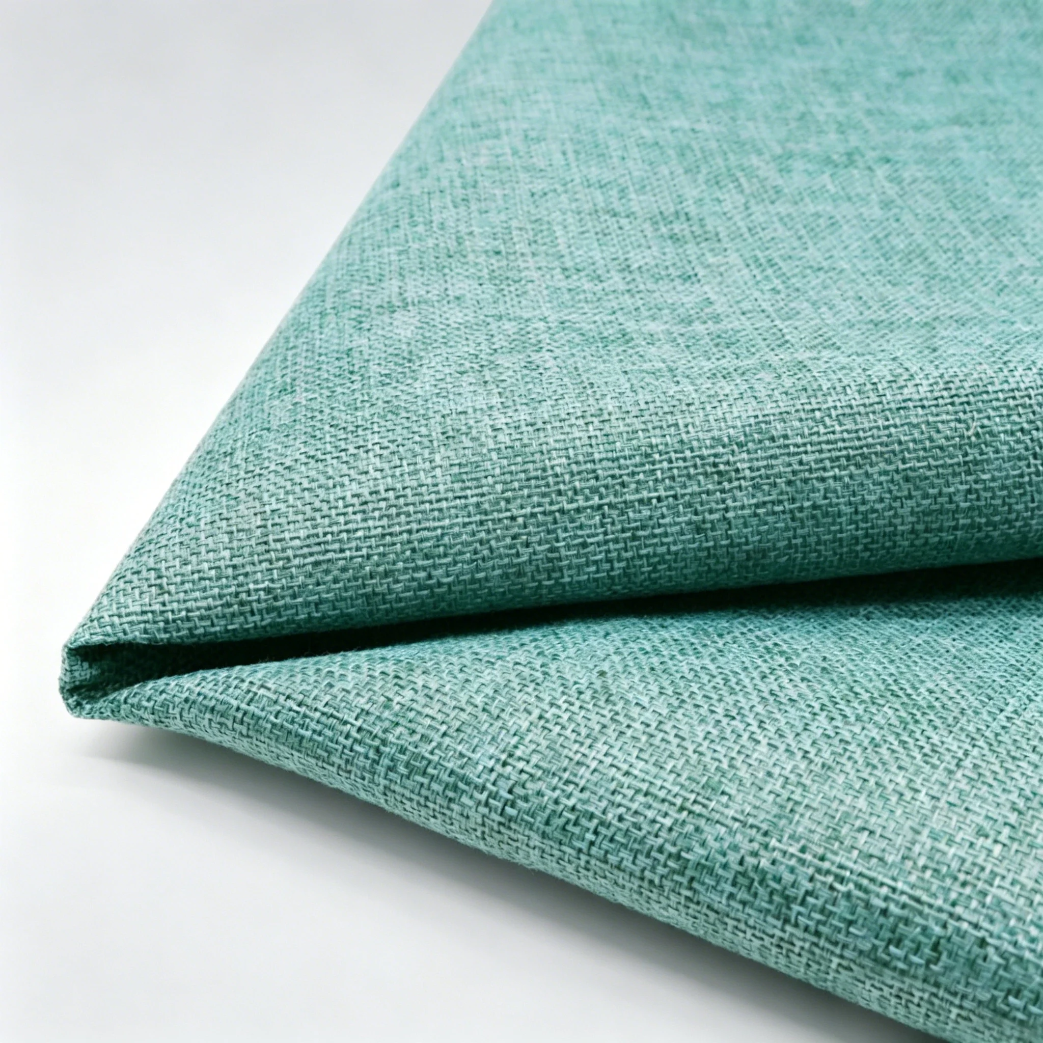 Solid colour imitation linen fabric
