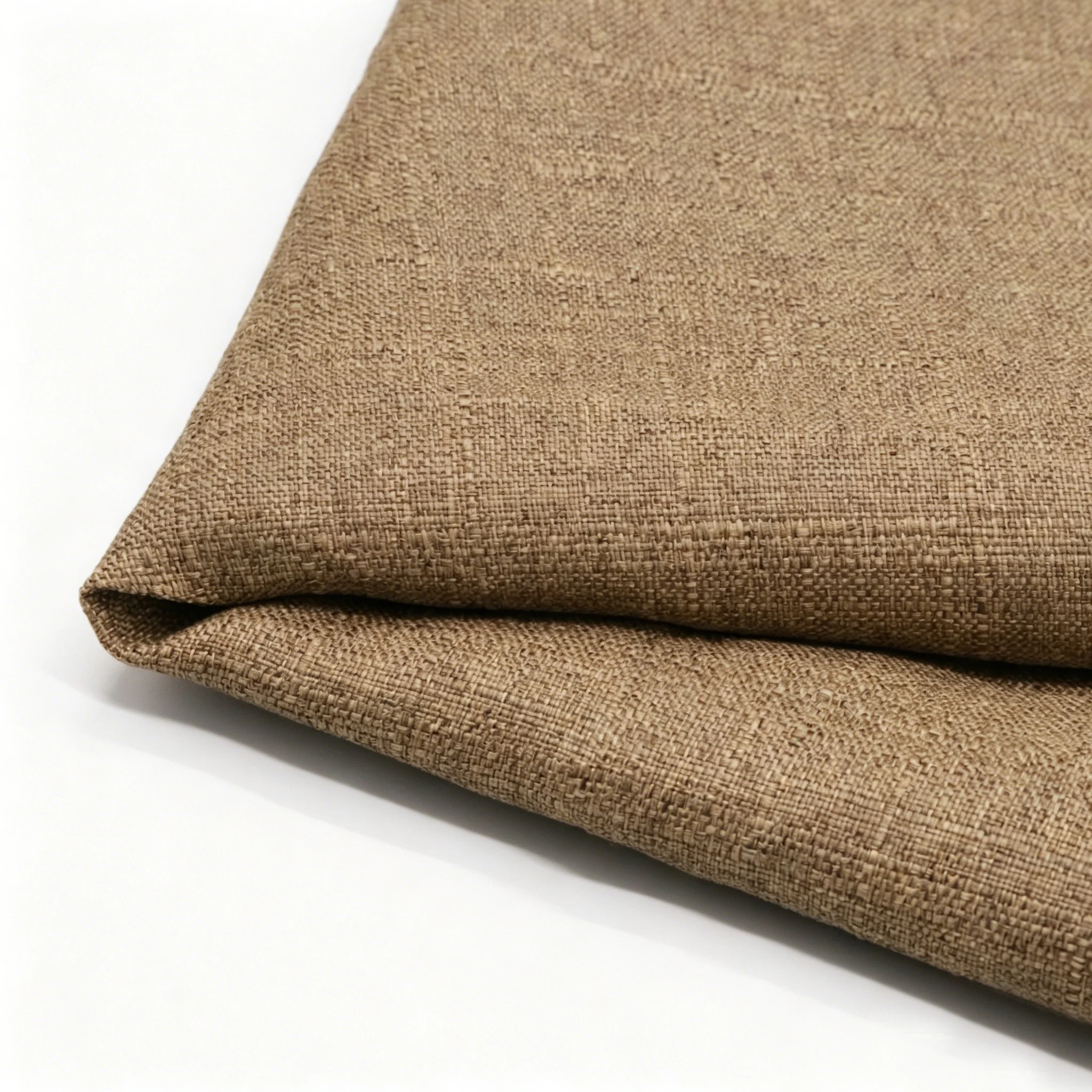 Solid colour imitation fine linen sofa fabric